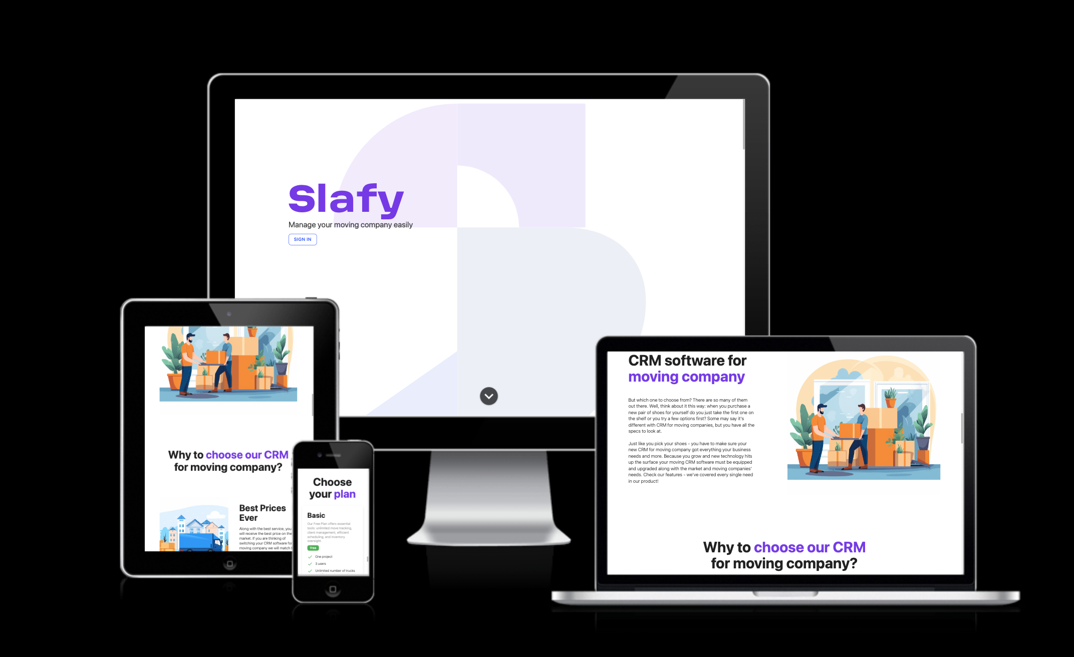 Development Slafy CRM by United Of Web Design NYC
