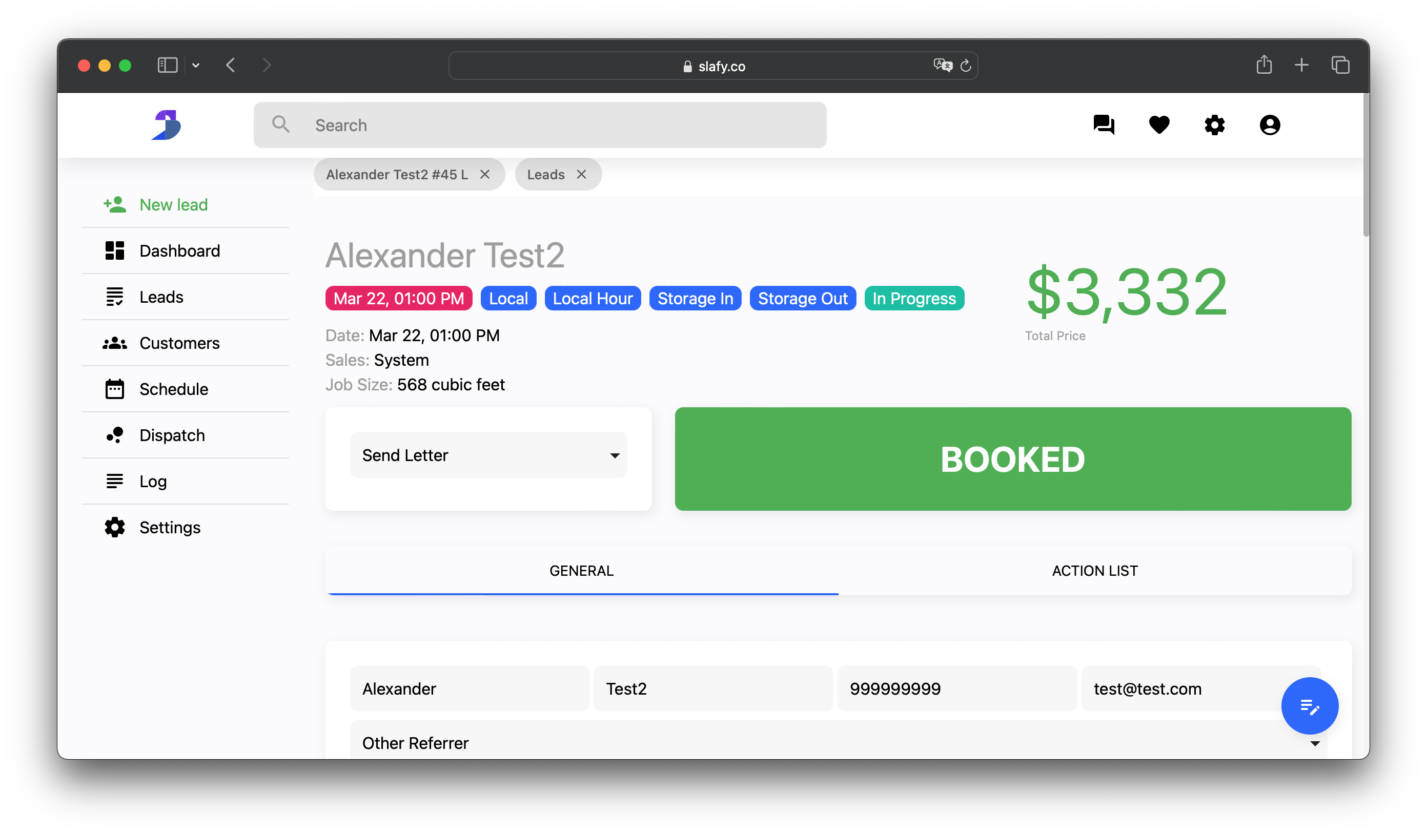 Development Slafy CRM by United Of Web Design NYC