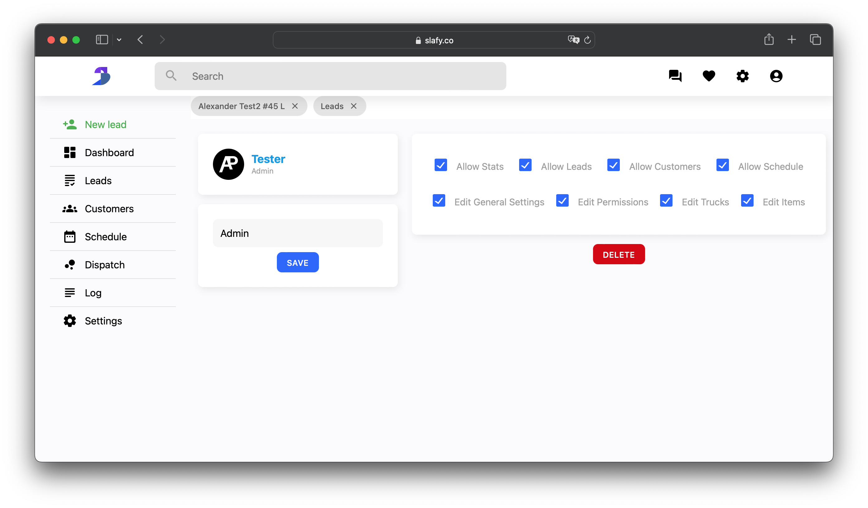 Development Slafy CRM by United Of Web Design NYC