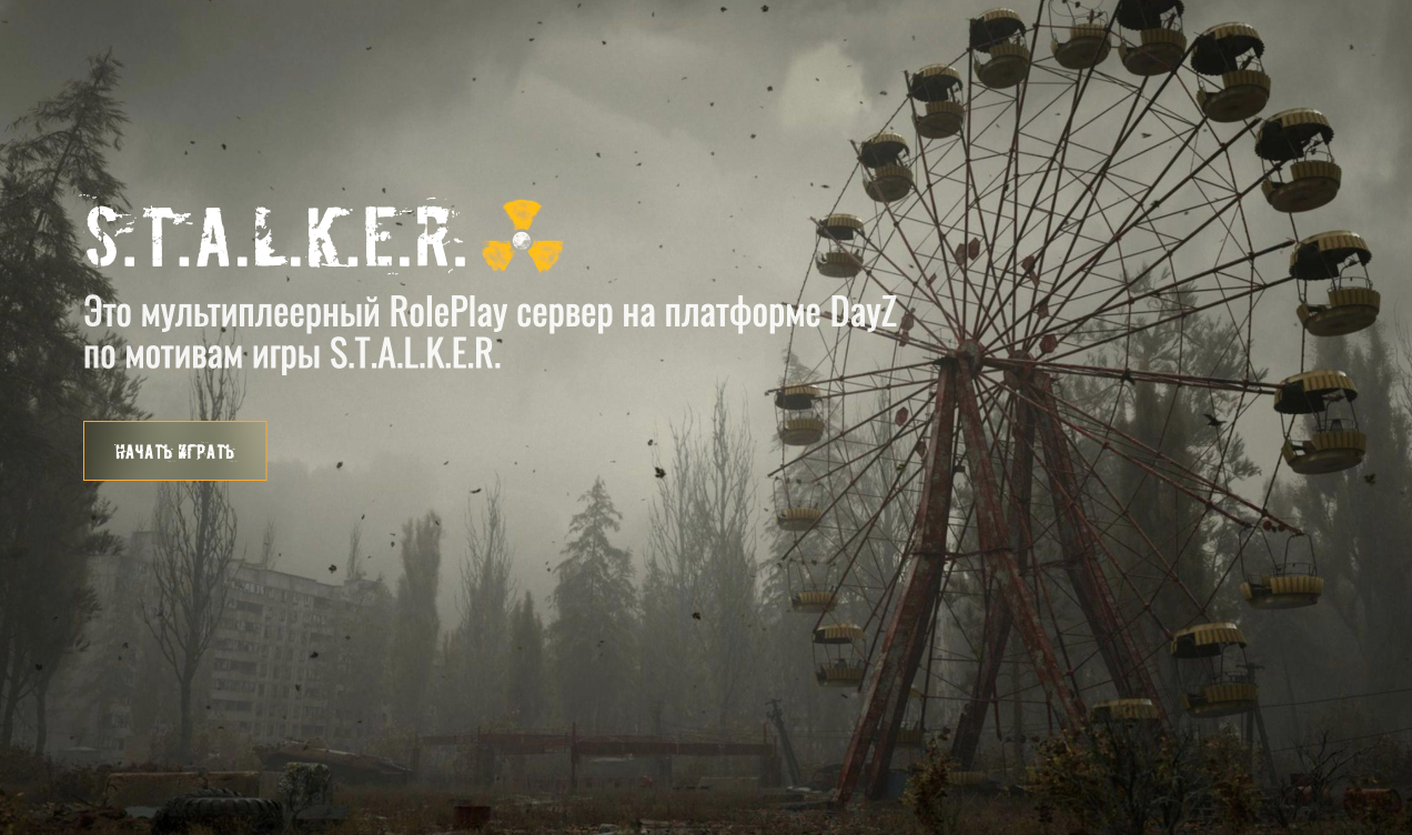 United Of Web Portfolio projet name S.T.A.L.K.E.R. DayZ