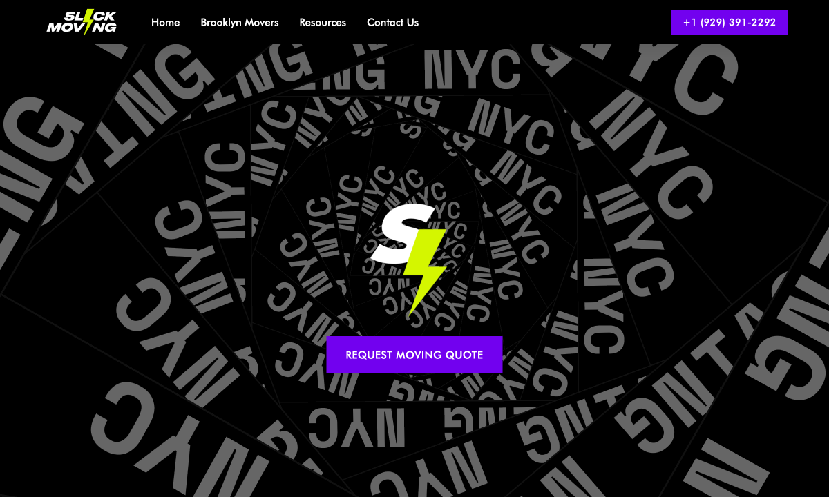 United Of Web Portfolio projet name Slick Moving