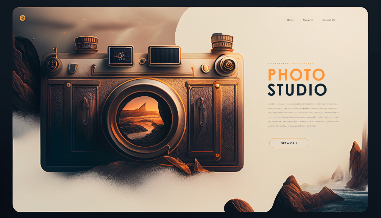 United Of Web Portfolio projet name Photo Studio