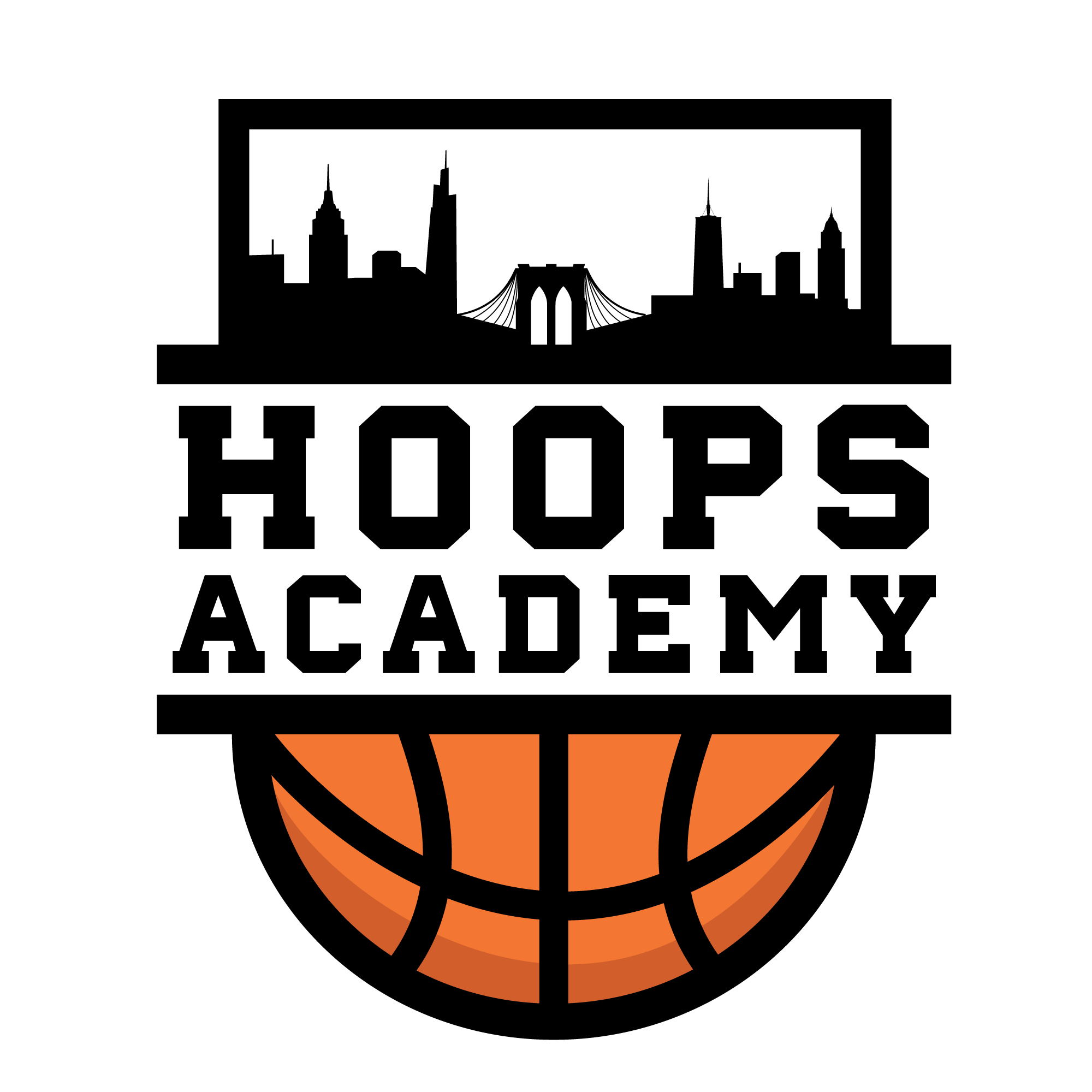 Logotype for New York Hoops Academy by United Of Web Design NYC